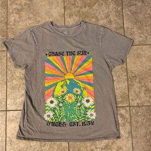 O'Neill Gray 'Chase the Sun' Graphic Tee